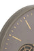 Clock Hollow Gears Mdf Grey/Gold Large-Klokken-J-Line