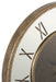 Clock Roman Numerals Led Mirror Mdf Antique Gold Large-Klokken-J-Line