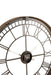 Clock Roman Numerals Metal/Glass Rust-Klokken-J-Line