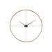 Clock Round Metal Gold-Klokken-J-Line