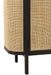 Closet 2 Doors Molly Exotic Wood/Rattan Black-Dressoirs-J-Line