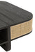 Coffee Table Molly Exotic Wood/Rattan Black-Salontafels-J-Line