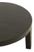 Coffee Table Round Mango Wood Matt Black-Salontafels-J-Line