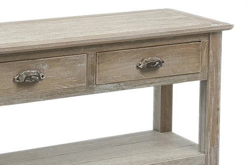 Console 2 lades ht grey w-Consoletafels-J-Line