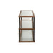 Console 3 niveaus glas/hout bruin-Consoletafels-J-Line