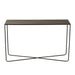 Console Rechthoek kruis frame metaal zwart-Consoletafels-J-Line