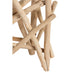 Console Rechthoek takken hout/glas naturel-Consoletafels-J-Line
