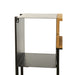 Console Tina hout/ijzer zwart/naturel-Console tafels-J-Line