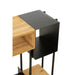Console Tina hout/ijzer zwart/naturel-Console tafels-J-Line