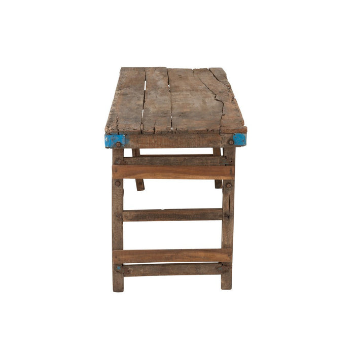 Console Verouderd gerecycleerd hout bruin-Consoletafels-J-Line