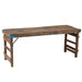 Console Verouderd gerecycleerd hout bruin-Consoletafels-J-Line
