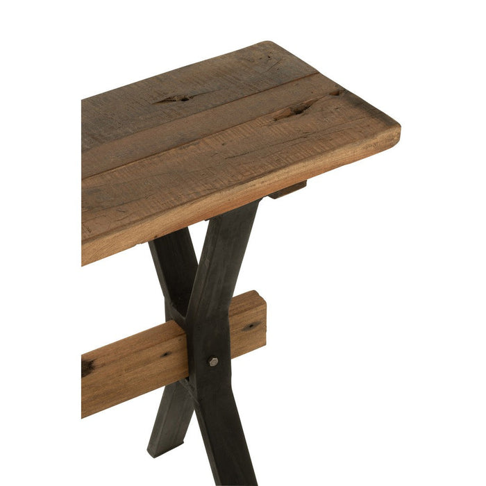 Console Verouderd hout bruin-Console tafels-J-Line
