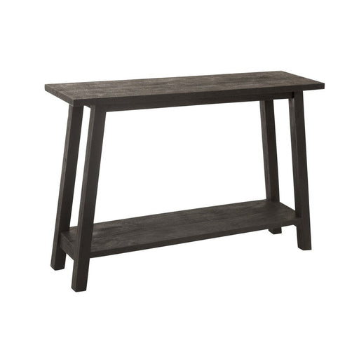 Console Vierkant mango hout zwart-Consoletafels-J-Line