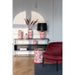 Console Vierkant metaal/glas zwart-Console tafels-J-Line