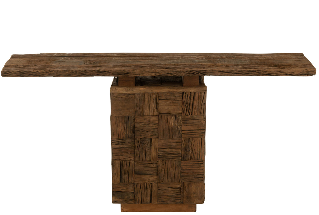 Console Woody Wood Natural-Console tafels-J-Line