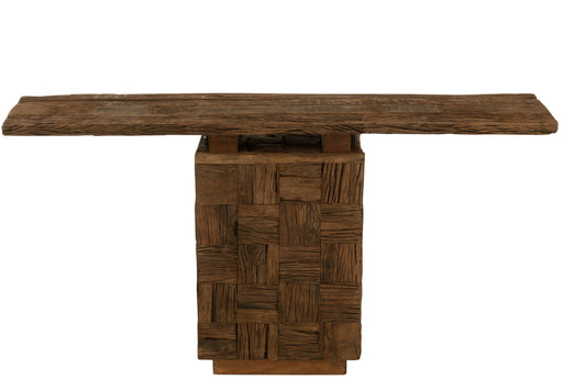 Console Woody hout naturel-Consoletafels-J-Line