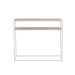 Console Zigzag hout/metaal naturel/wit-Consoletafels-J-Line