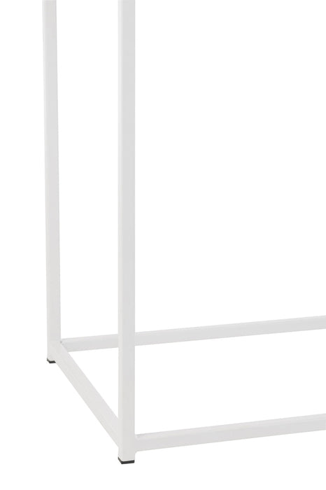 Console Zigzag hout/metaal naturel/wit-Consoletafels-J-Line