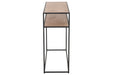 Console Zigzag hout/metaal naturel/zwart-Consoletafels-J-Line