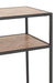 Console Zigzag hout/metaal naturel/zwart-Consoletafels-J-Line