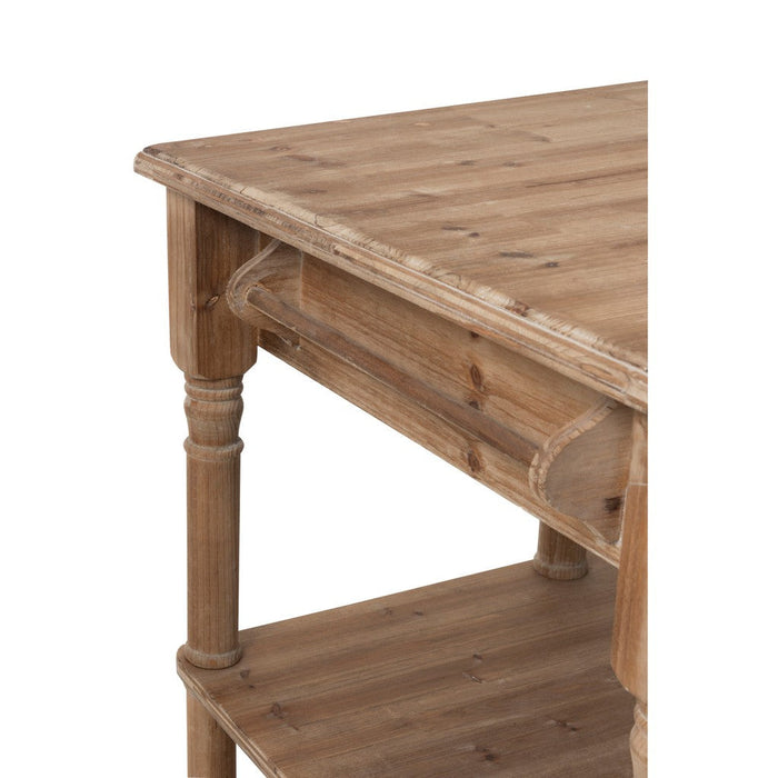 Console tafel 6 Lades Hout Natuurlijk-Console tafels-J-Line