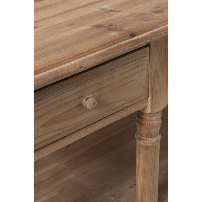 Console tafel 6 Lades Hout Natuurlijk-Console tafels-J-Line