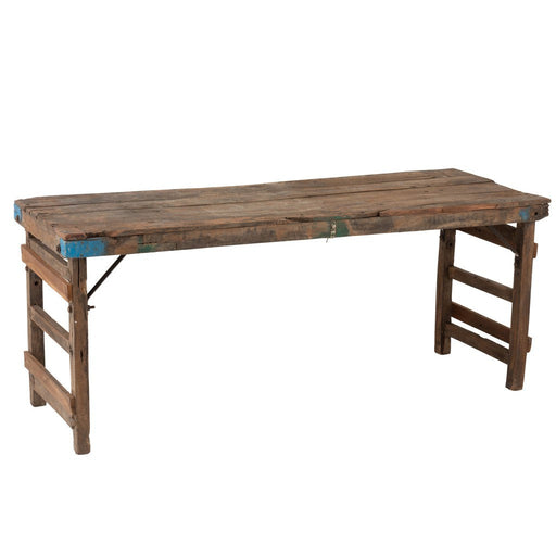 Console tafel Antiek Recycled Hout Brown-Console tafels-J-Line