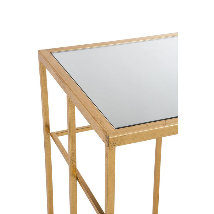 Console tafel Bars Metaal | Glass Gold-Console tafels-J-Line