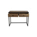 Console tafel Dublin - 100x45x75 - Mangohout/ijzer - Naturel/zwart-Console tafels-HSM Collection