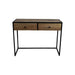 Console tafel Dublin - 100x45x75 - Mangohout/ijzer - Naturel/zwart-Console tafels-HSM Collection