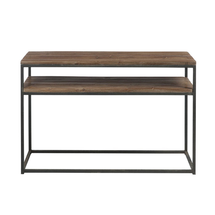 Console tafel Hout | Metaal Brown + Zwart-Console tafels-J-Line