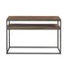 Console tafel Hout | Metaal Brown + Zwart-Console tafels-J-Line