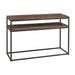 Console tafel Hout | Metaal Brown + Zwart-Console tafels-J-Line