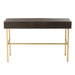 Console tafel Janis 2 Lades Mango Hout | Iron Brown | Gold-Console tafels-J-Line