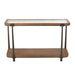 Console tafel Tremi Fir Hout | Glass Natuurlijk | Zwart-Console tafels-J-Line