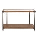 Console tafel Tremi Fir Hout | Glass Natuurlijk | Zwart-Console tafels-J-Line