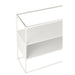 Console tafel Vierkant Metaal | Glass Wit-Console tafels-J-Line