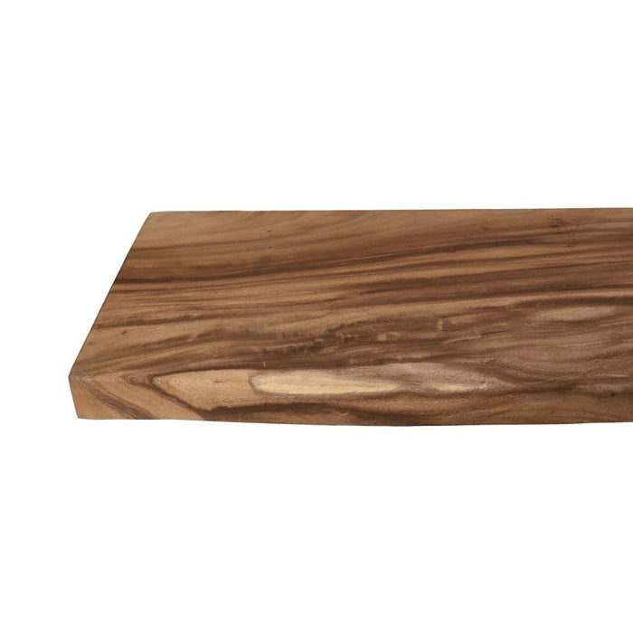 Console tafelblad - 140x40x6 - Naturel - Munggur-Rechthoekige tafelbladen-HSM Collection