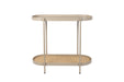 Consoletafel Amaya MDF Beige 39x85 cm-Consoletafels-Creating Home
