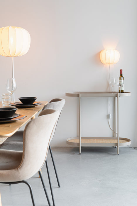 Consoletafel Amaya MDF Beige 39x85 cm-Consoletafels-Creating Home