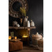 Lamp Bruin Recycled hout 35 cm-Tafellampen-J-Line