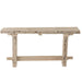 Lamp Wit Recycled hout 37 cm-Tafellampen-J-Line