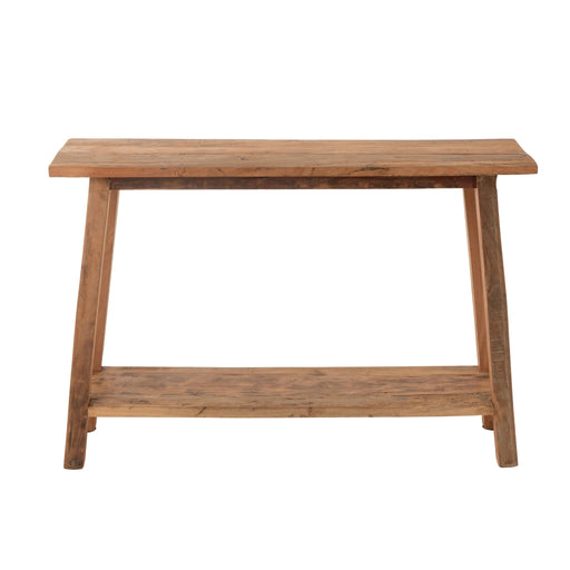Consoletafel Gerecycled Hout Naturel 120x35x83 cm-Consoletafels-J-Line