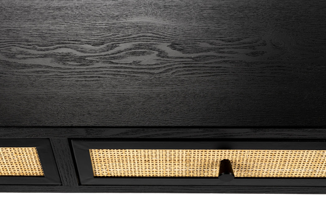 Consoletafel Guuji MDF Zwart 40x120 cm-Consoletafels-Creating Home