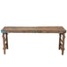Lamp Bruin Recycled hout 58 cm-Tafellampen-J-Line