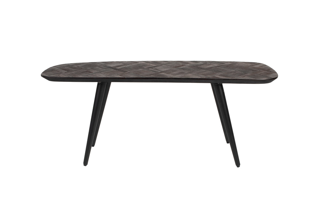 Consoletafel Webster Metaal, Teak Bruin 118x37 cm-Consoletafels-Creating Home