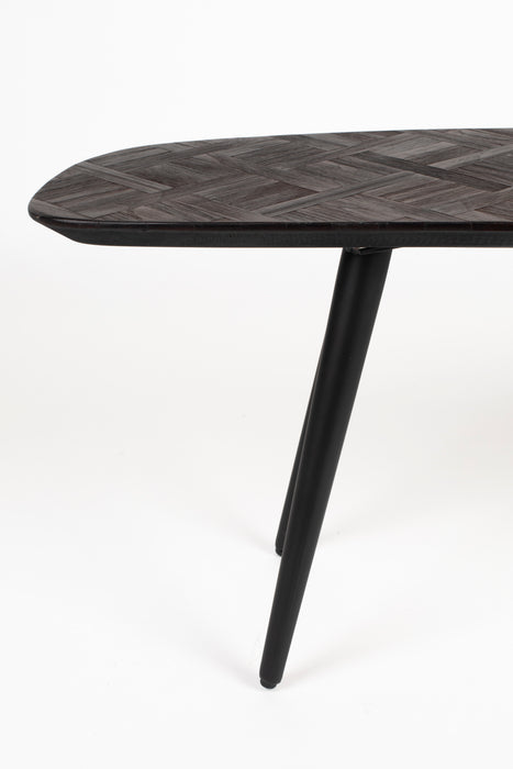 Consoletafel Webster Metaal, Teak Bruin 118x37 cm-Consoletafels-Creating Home