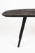 Consoletafel Webster Metaal, Teak Bruin 118x37 cm-Consoletafels-Creating Home
