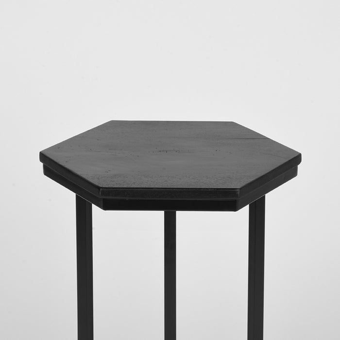 D-MAXX Bijzettafel Slide - Zwart - Mangohout-Bijzettafels-LABEL51