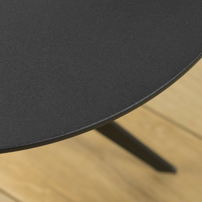 DALEY LOW Bijzettafel | Zwart | Staal | 38x38x38 Spinder Design-Bijzettafels-Spinder